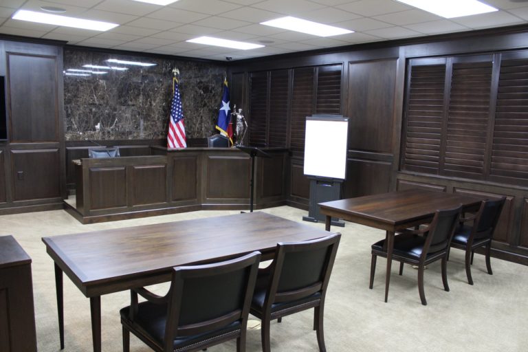The soliz law firm Personal injury office court room